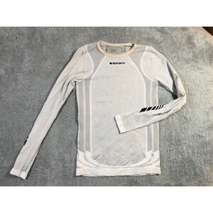 Descente technical base layer long sleeve ski snowboard outdoor hiking S gray